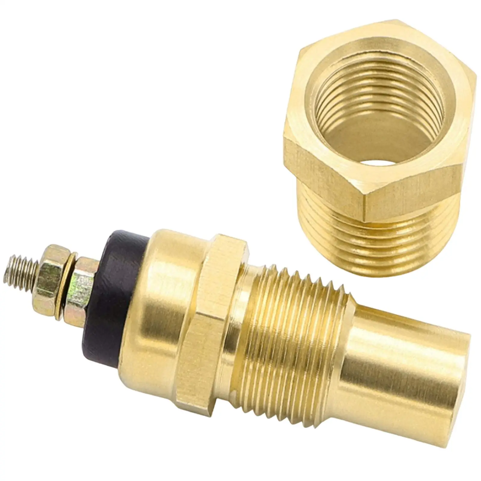 Fan Thermostat Temperature Switch Brass 165 to 185 Degree for RV SUV Replacement Premium Spare Parts