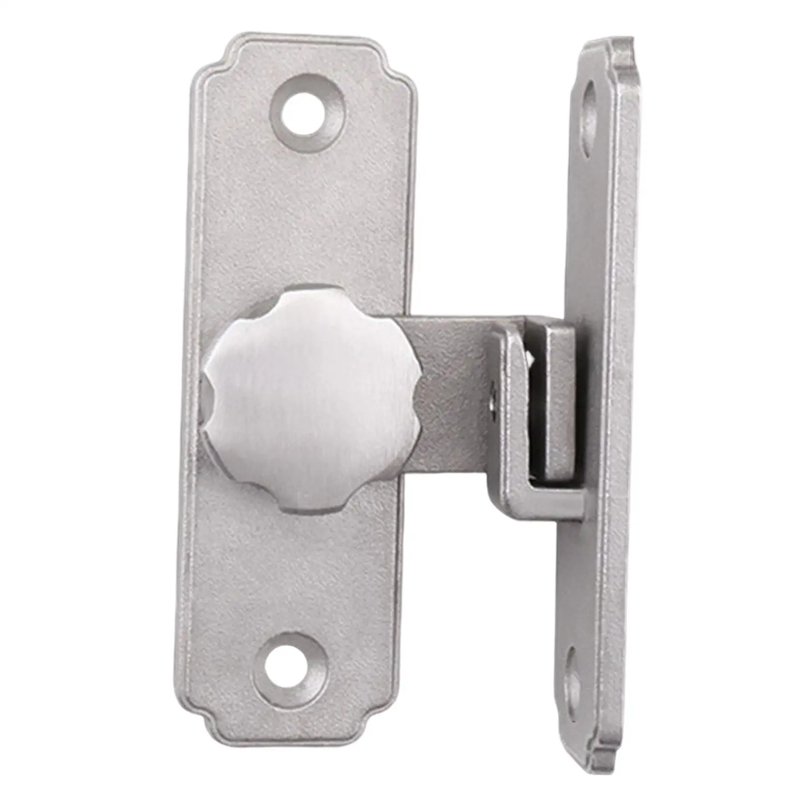 Durable Barn Sliding Door Buckle Latch Lock with Screws 90 Degree Hasps Lock for Outdoor Garden Garage Accessories Hardware