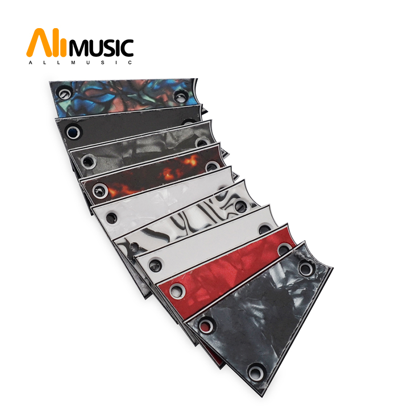 Description Picture 3 of item3 Ply Triangle Guitar Truss Rod Cover 42.5x30MM 3 Hole Truss Rod Plate Multi Colour Availalbe