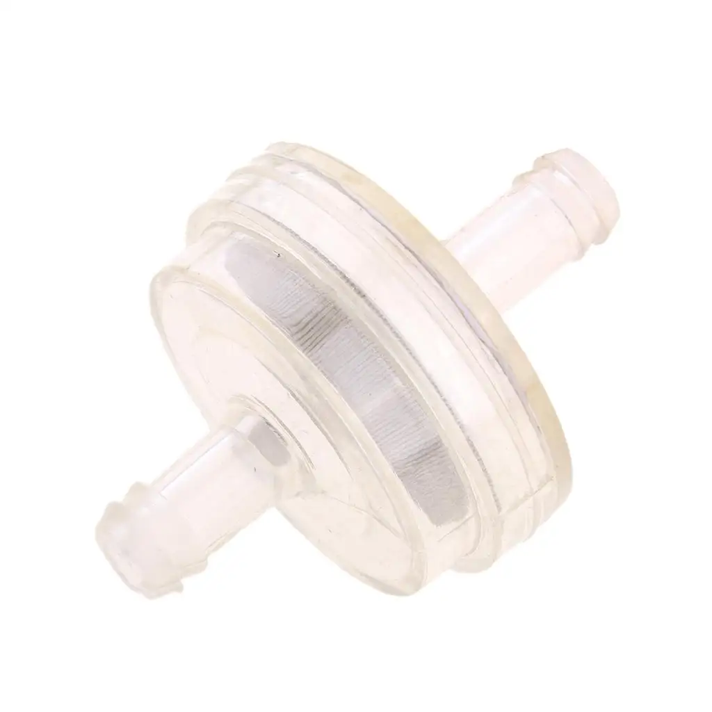Universal Petrol Inline Fuel Filter Fit Motorcycle Auto 6mm 1/4
