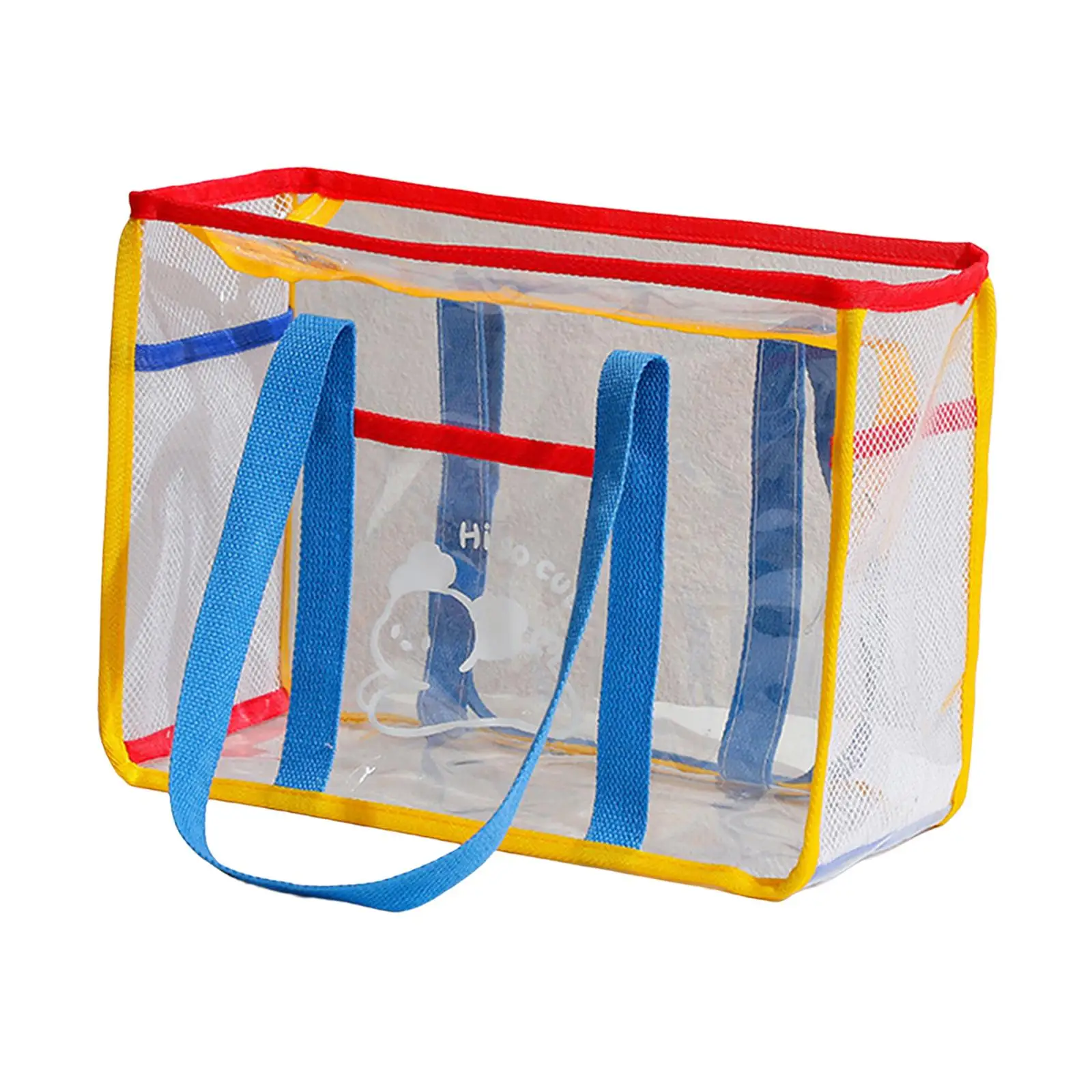 Transparent Bag Durable Pouch Travel Bags Stylish Versatile Girls PVC Clear Tote Bag for Swimming Office Vacation Camping Hiking