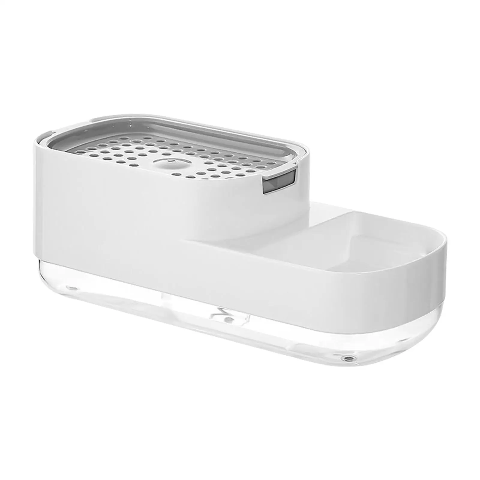 Soap Pump Dispenser Draining Tray Caddy Organizer for Bathroom Kitchen