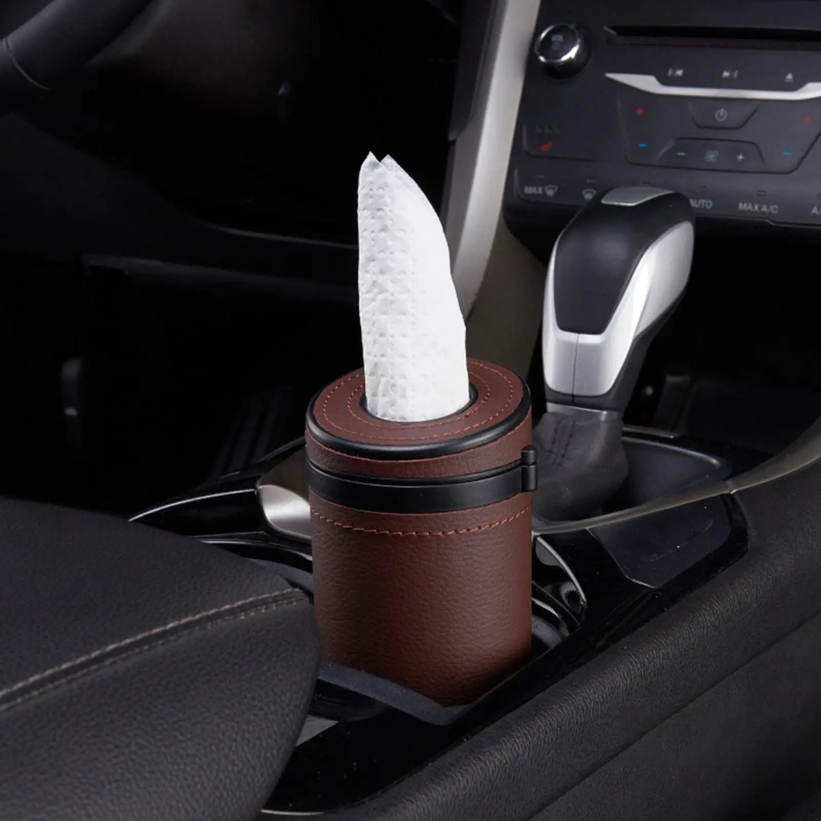 Cylinder Car Tissues Box Travel Facial Tissues Box Tissues Container for Car Cup Holder Tissue Tube Safety Broken Window