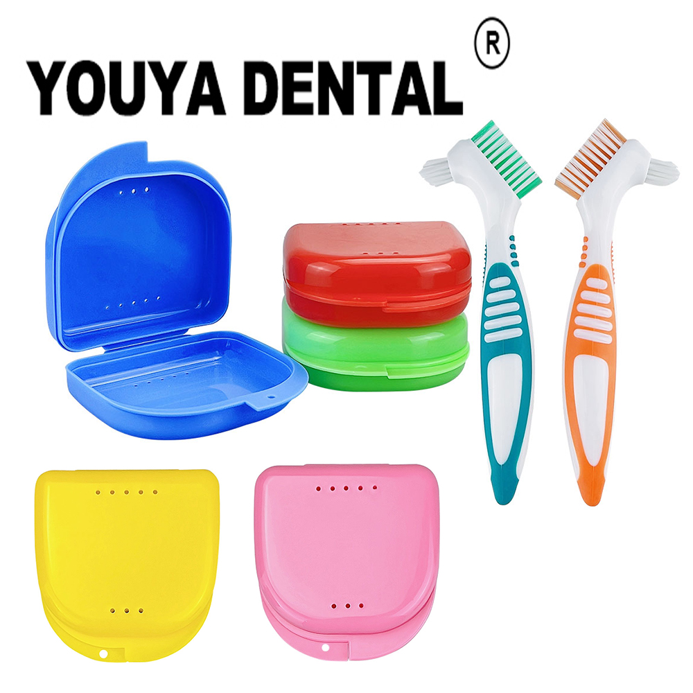 Best of Fake Toothbrush Denture Case Fake Teeth Box Container Orthodontic Case Dental Retainer Mouth Guard Oral Hygiene Organizer Reviews & Tips