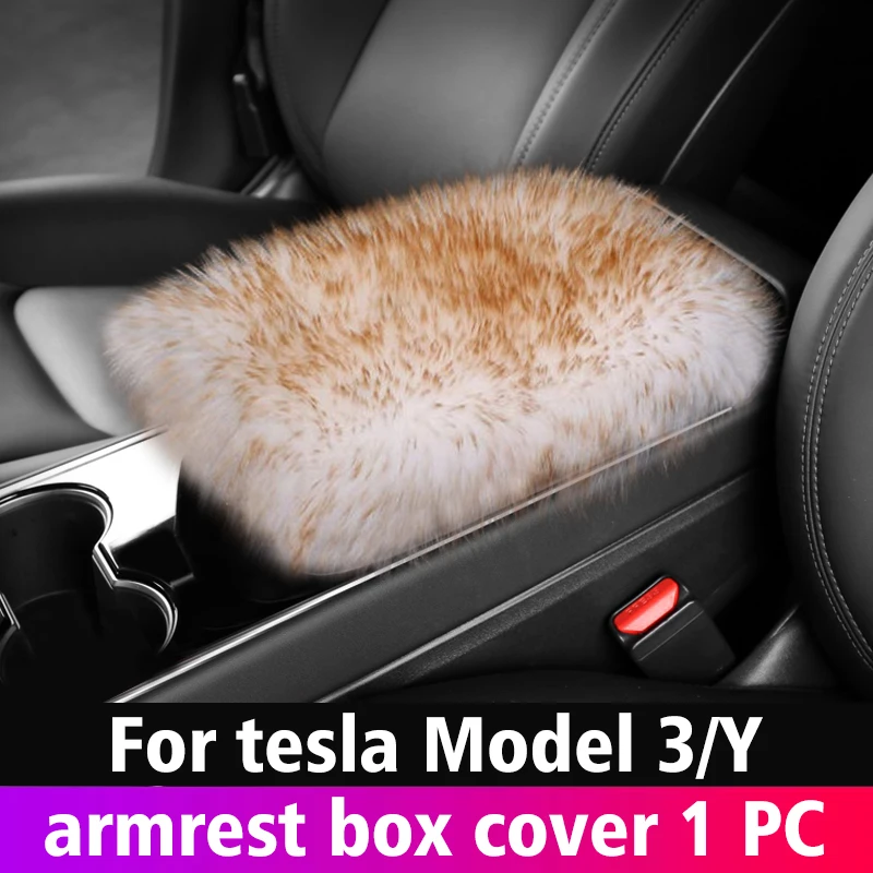 car steering wheel New Car Console Central Auto Seat Armrest Box Pad Cushion Storage Cover Protection Cars Accessories For Tesla Model3/Y 2017-2022 heated steering wheel cover