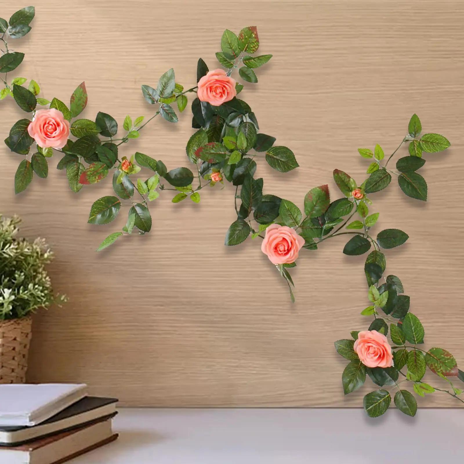 Artificial Rose Vines Artificial Floral Garland for Reception Office Wedding Engagement Ceremony