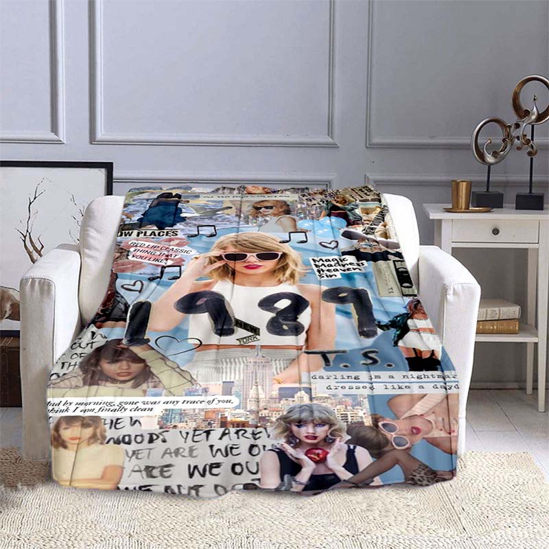 Title 2, Pop Female Singer Taylors Swifts Pattern Blanke...