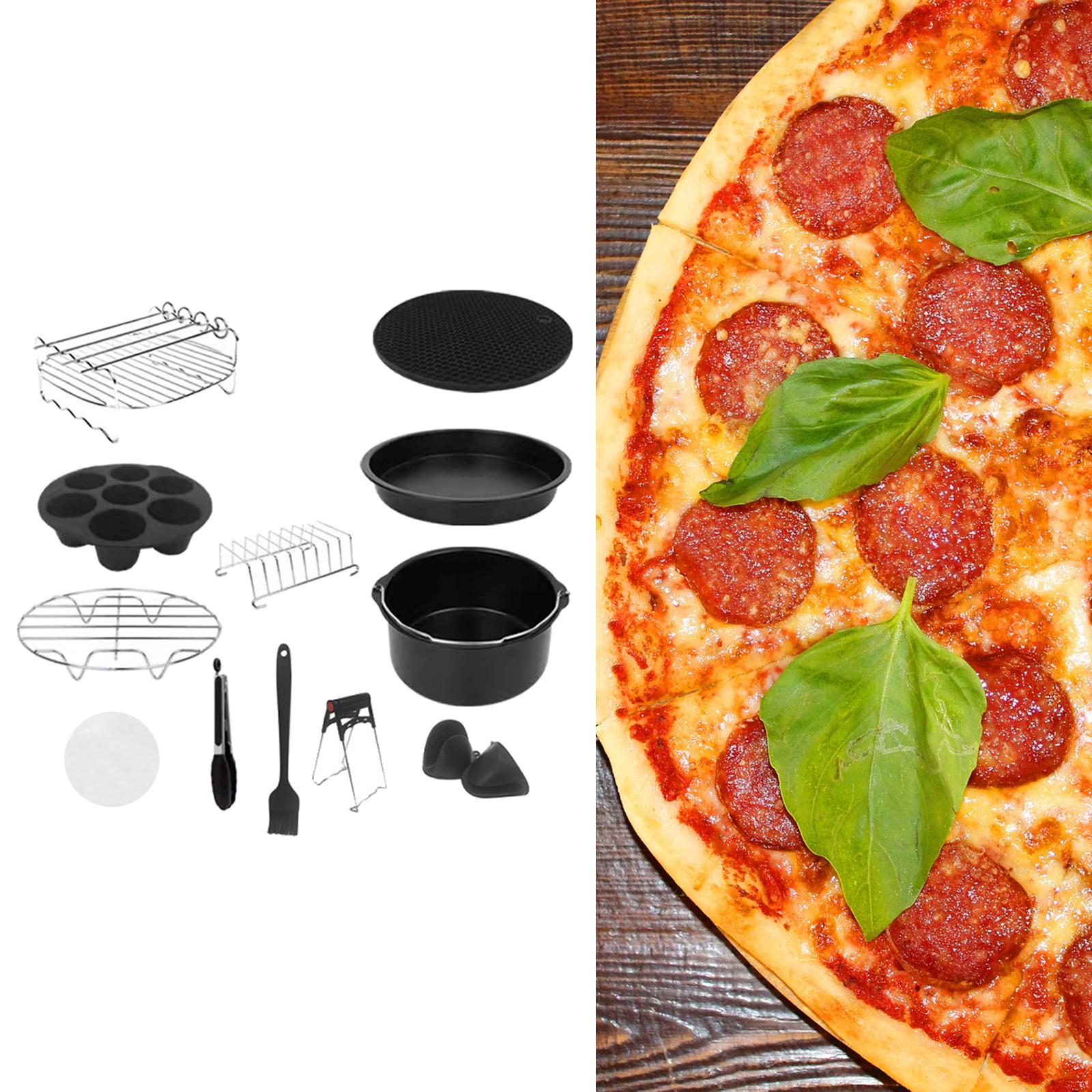 12 Pieces 8 inch Air Fryer Accessories 100 Baking Paper Baking Pan Cake Pan