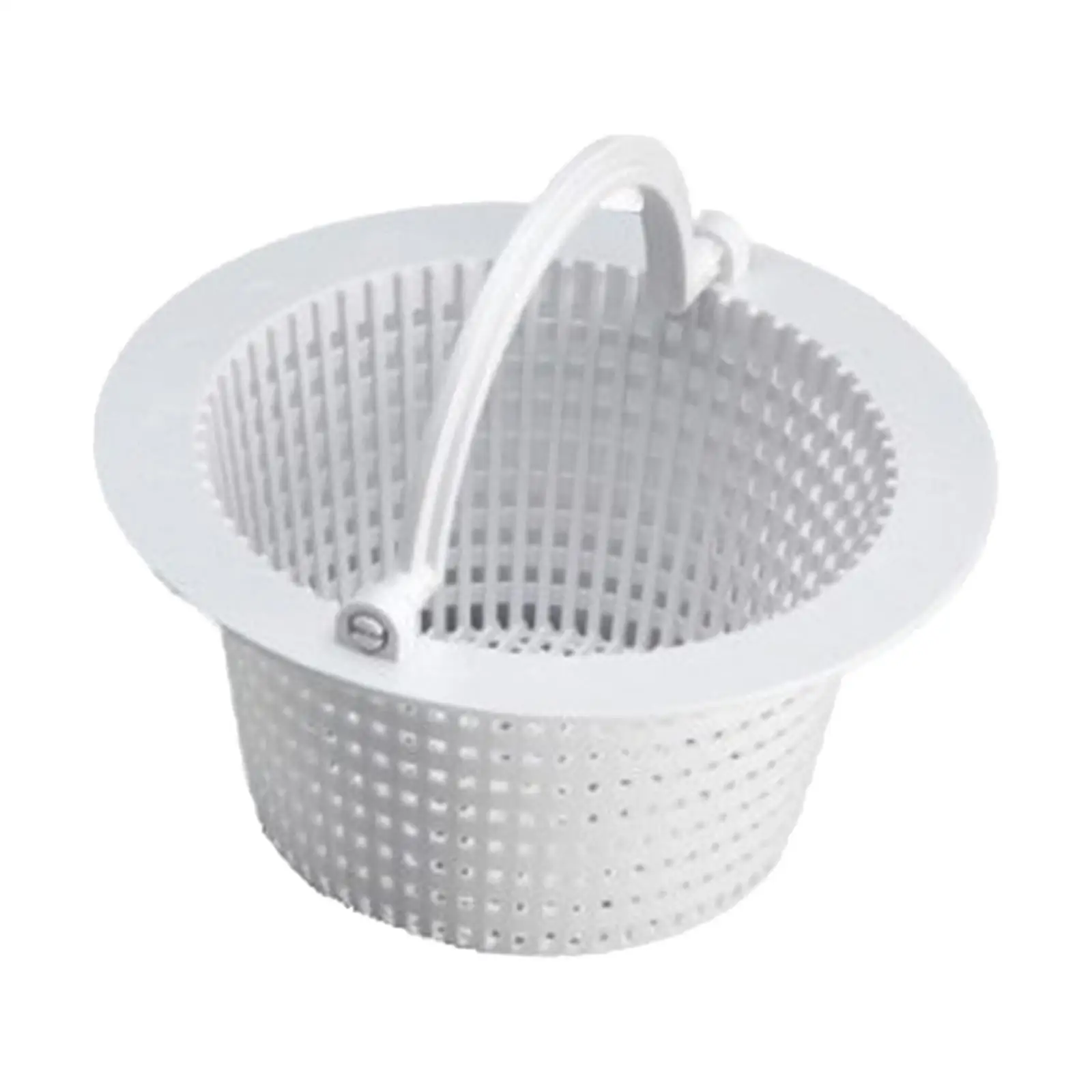 Pool Strainer Basket Accessories Supplies, with Handle Pool Skimmer Basket Pool Filter Basket  Cleaning Leaves in Ground Pool