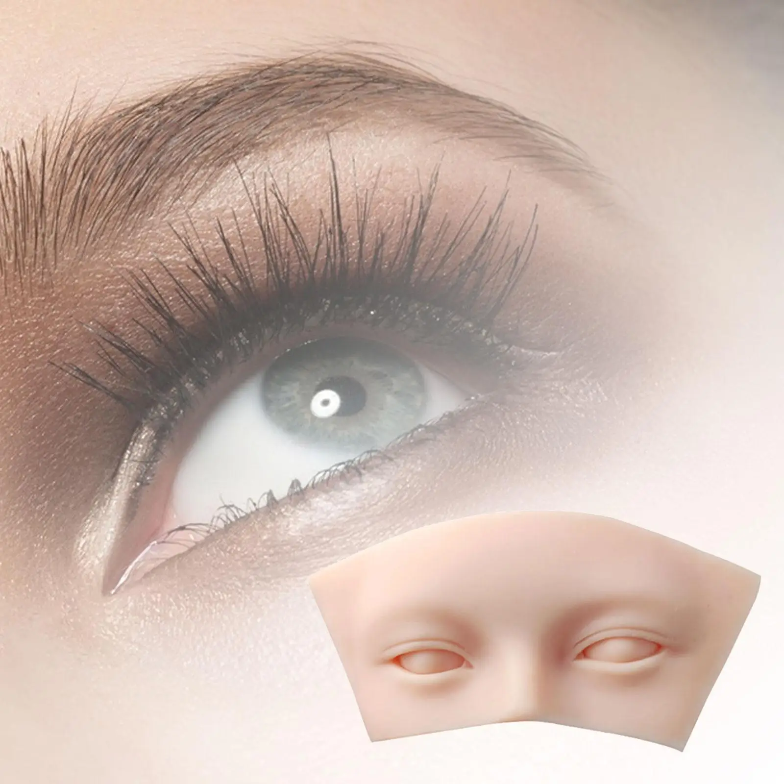 Training Pad Durable Reusable Silicone Eye Makeup Cosmetology