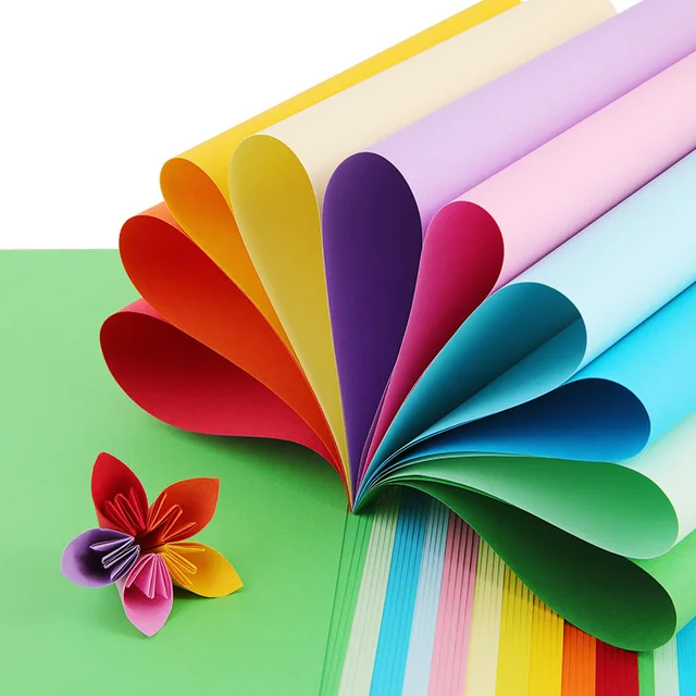 Assorted Colors A4 250g Double-sided Color Cardstock Paper