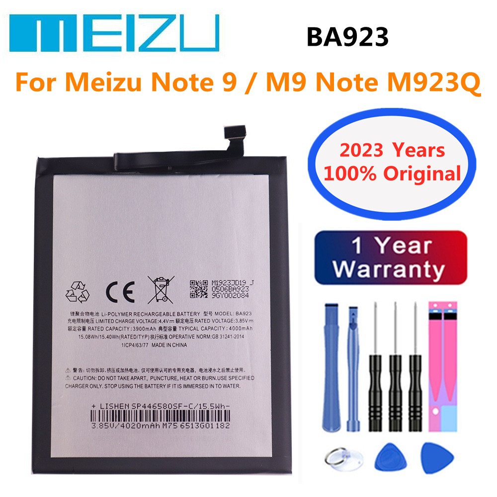 Original 4000mAh Para Meizu Nota 9 M9