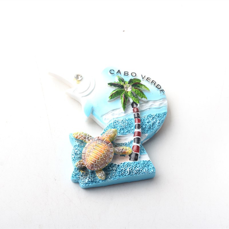 Description Picture 5 of itemCape Verde Travelling Souvenirs Fridge Magnets Cute Turtle Manetic Stickers for Message Board Kawaii Gifts Crative Home Decor