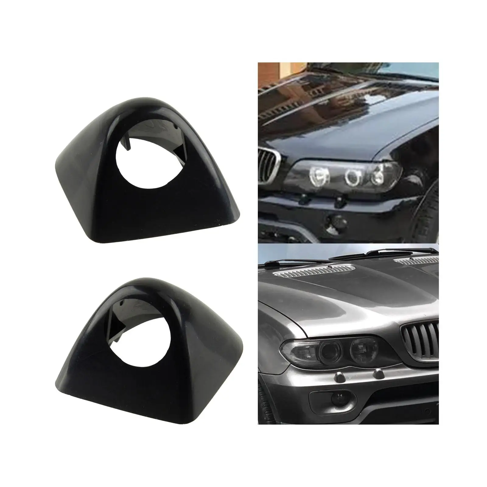 Replacement Headlight Washer Cover Sturdy for bmw E53 x5 Accessories
