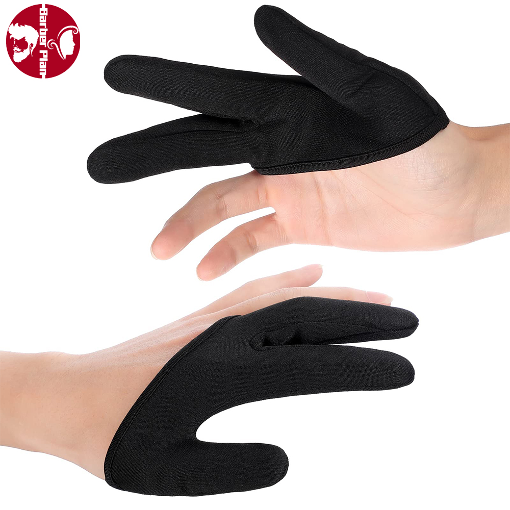 Best of 1pcs Heat Resistant Gloves 3 Finger Mittens Protection Gloves Curling Wand Glove Reusable Heat Gloves Barber Hair Styling Tools Reviews & Tips