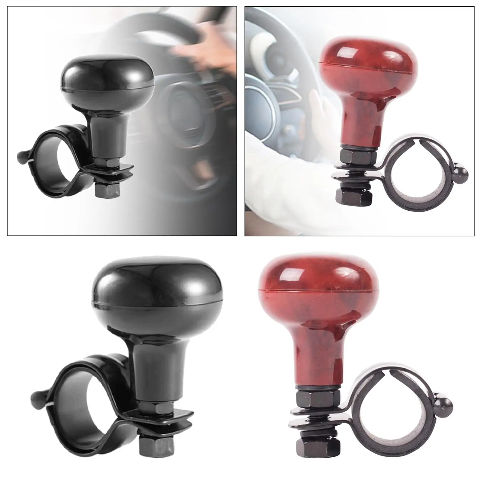 Steering Wheel Knob Spinner 360 Degree Rotating Automobile Helper Labor Saving Stylish Vehicle Handle Spinner for Forklifts