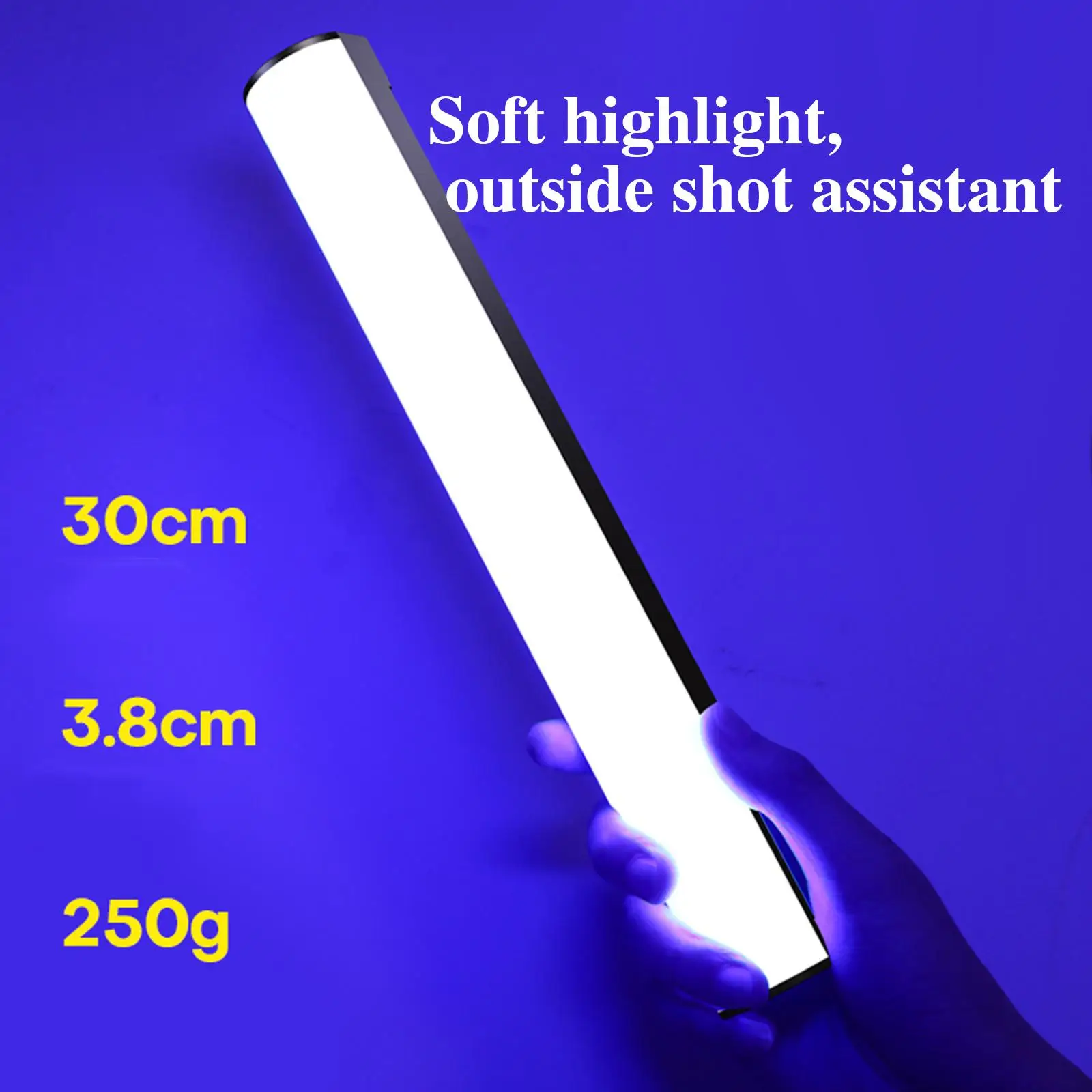 Handheld Light Wand Phone Set up Portable Photography Video Light Stick for Vlog