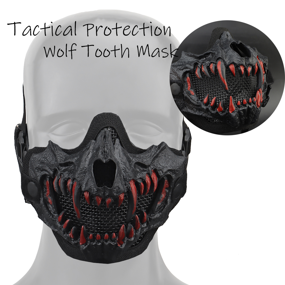 NEW Airsoft Face Mask Paintball Steel Mesh Protective