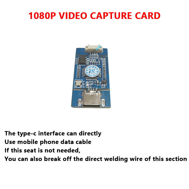 1080P Video Capture Card CVBS To USB Capture AV CVBS Analog Signal S-VIDEO Signal To Digital USB,TYPE-C Motherboard Driver-free