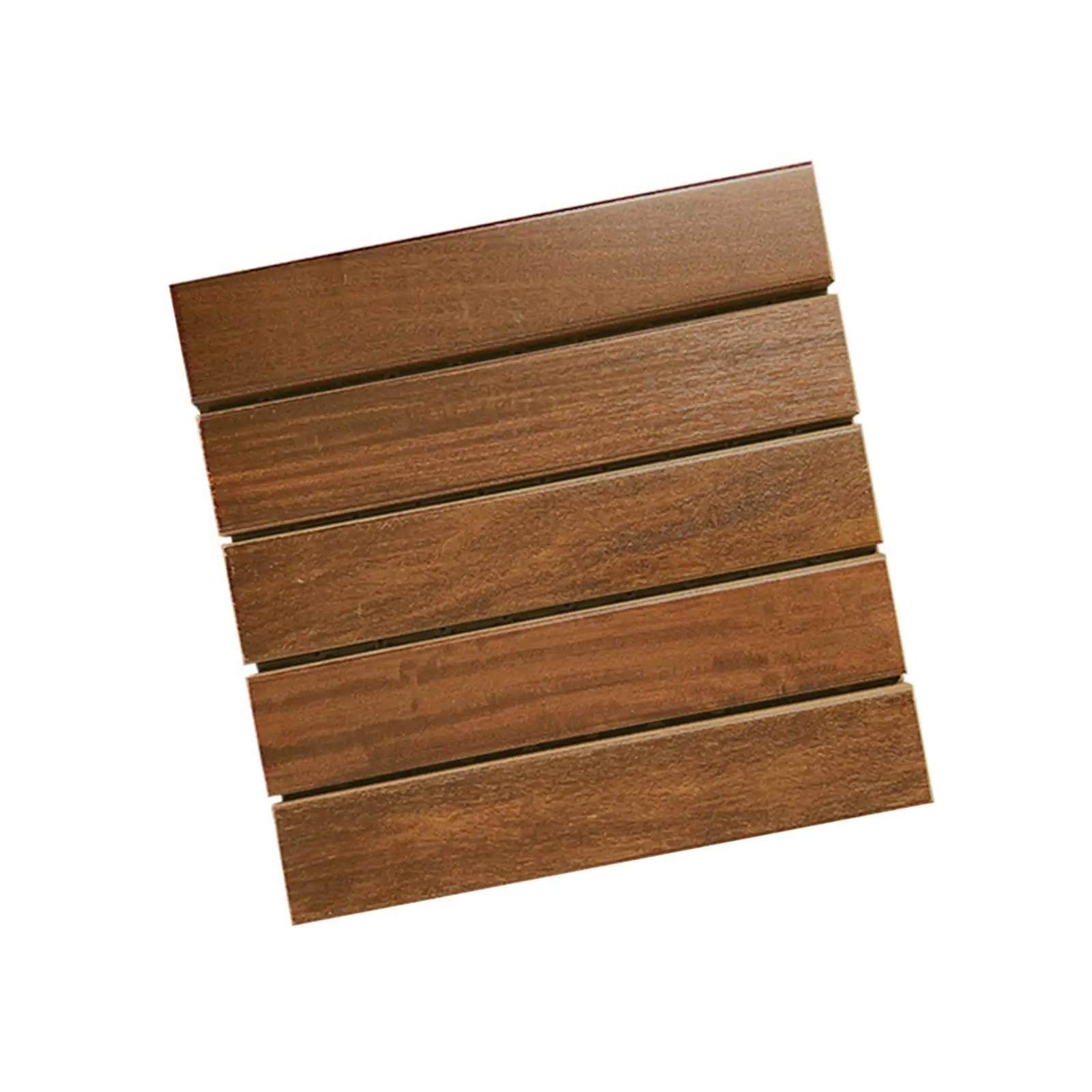 Wooden Flooring Interlocking Portable Waterproof Wear Resistant Interlocking Deck Tiles for Porch Patio Home Pathway Garage