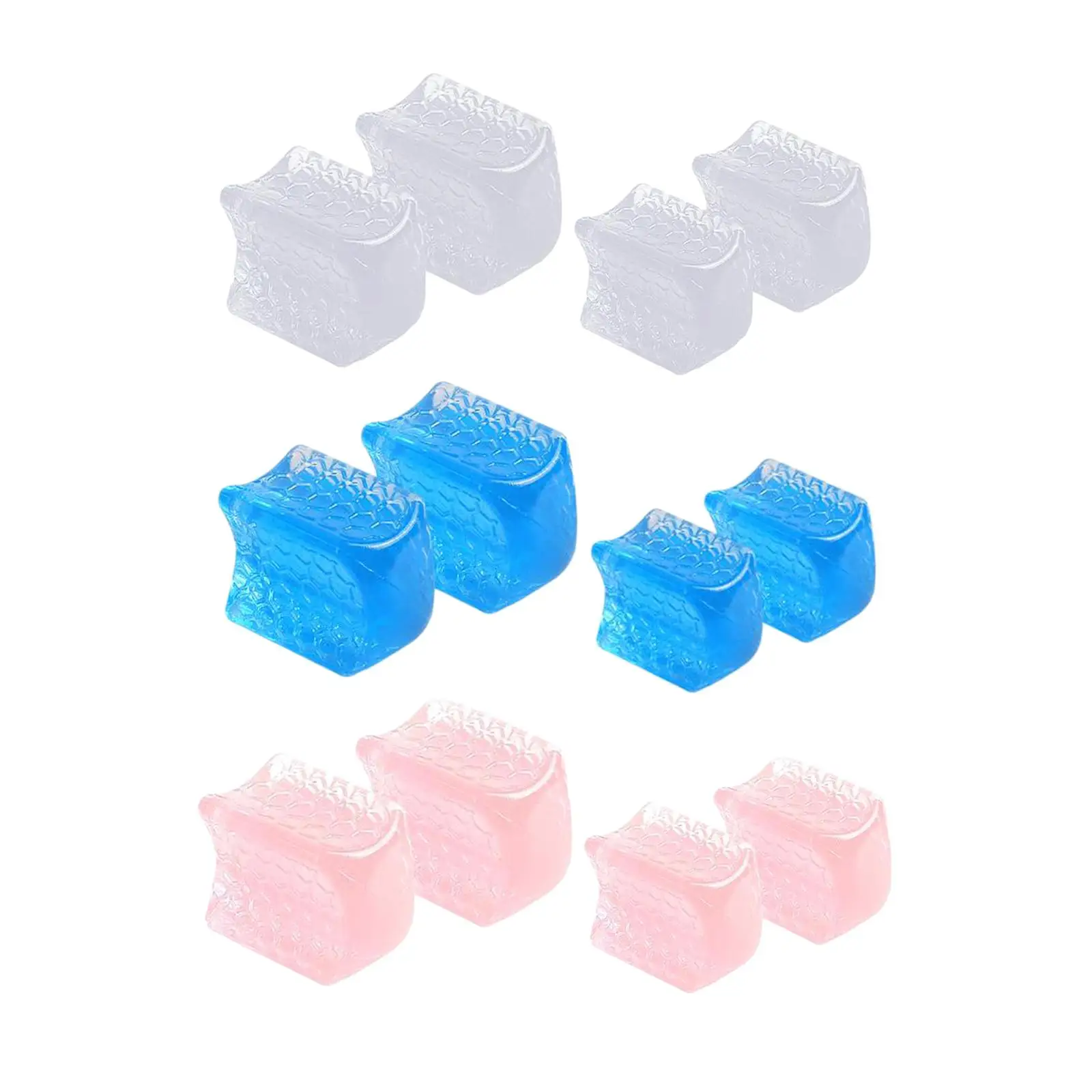4Pcs SilicToe Separators Stretcher Separate Curled Overlapping Toe