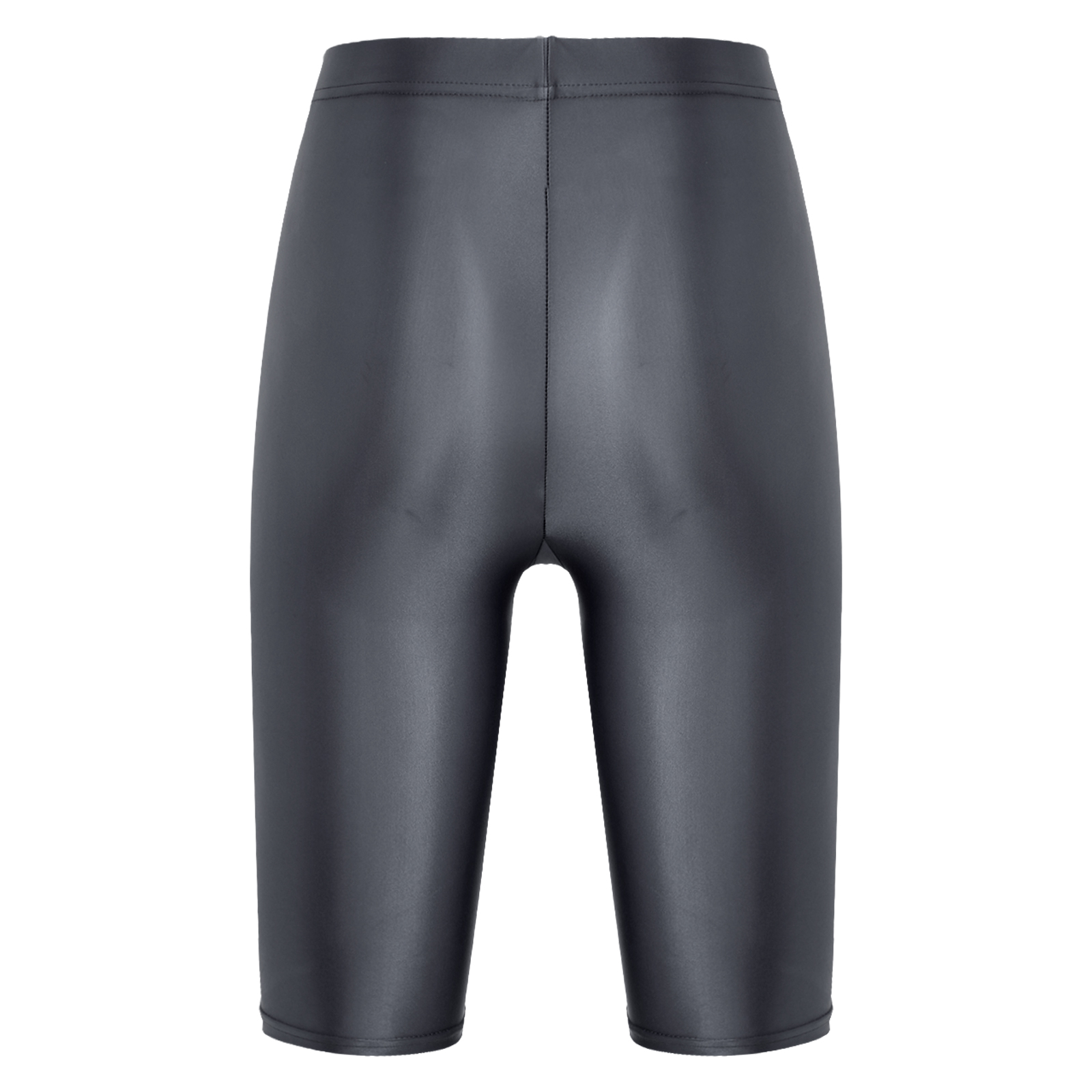 banho esportes brilhante cintura alta shorts elástico cintura curta leggings