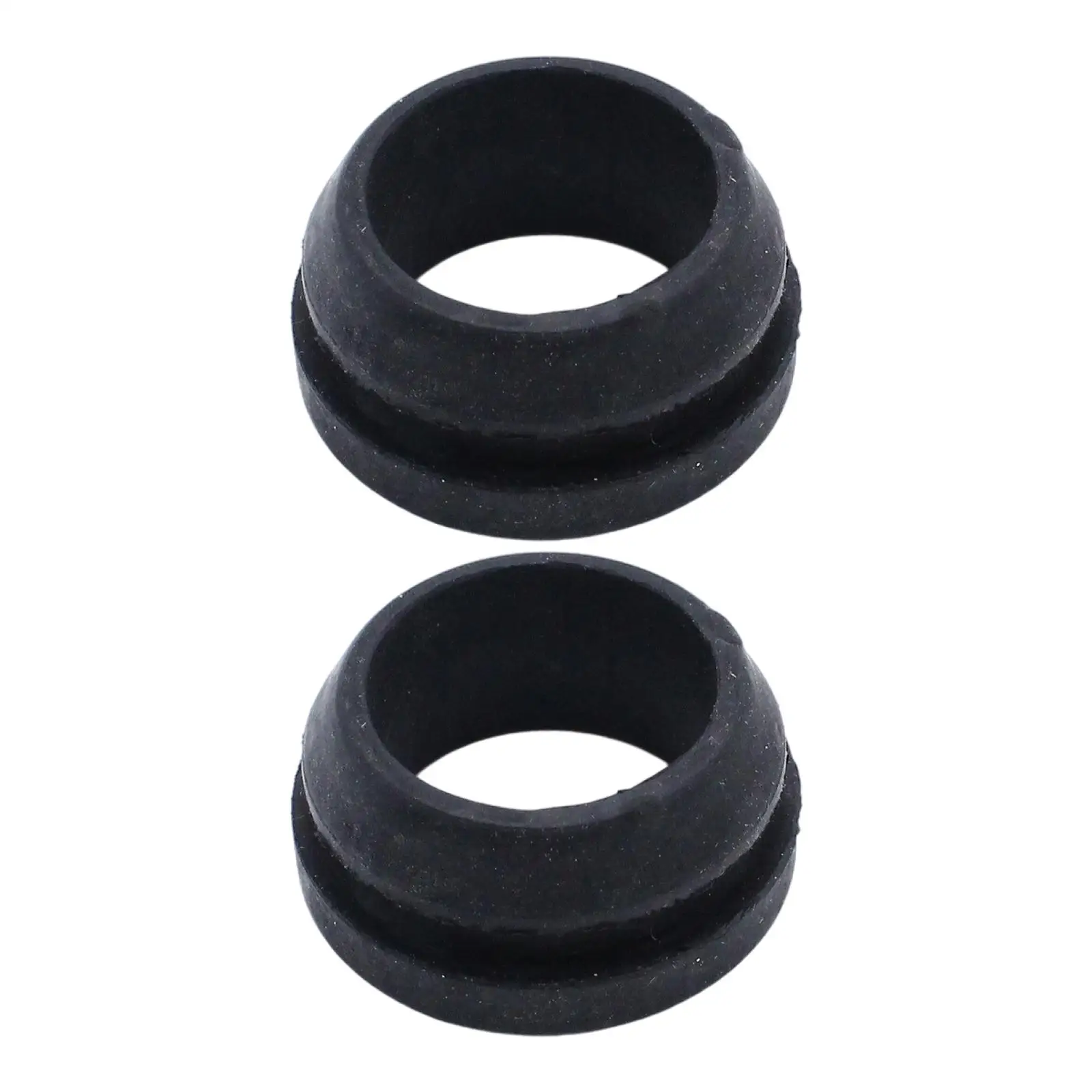2Pcs High Temp Rubber Breather Pcv Grommets Metal Cover 4880 4998 Components Sbc Sbf 350 1/4
