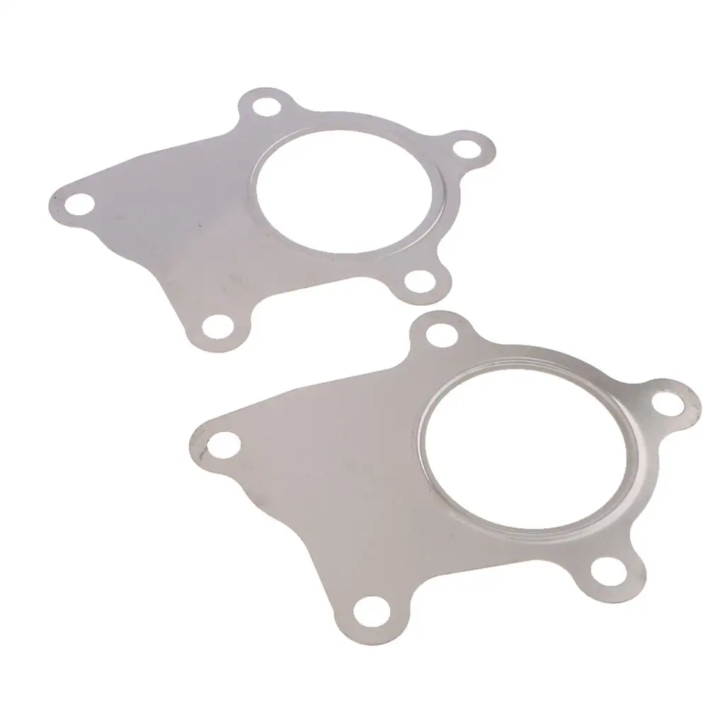 Car Replacement Parts Stainless Steel Turbocharger Gasket two holes (Pack of 2)