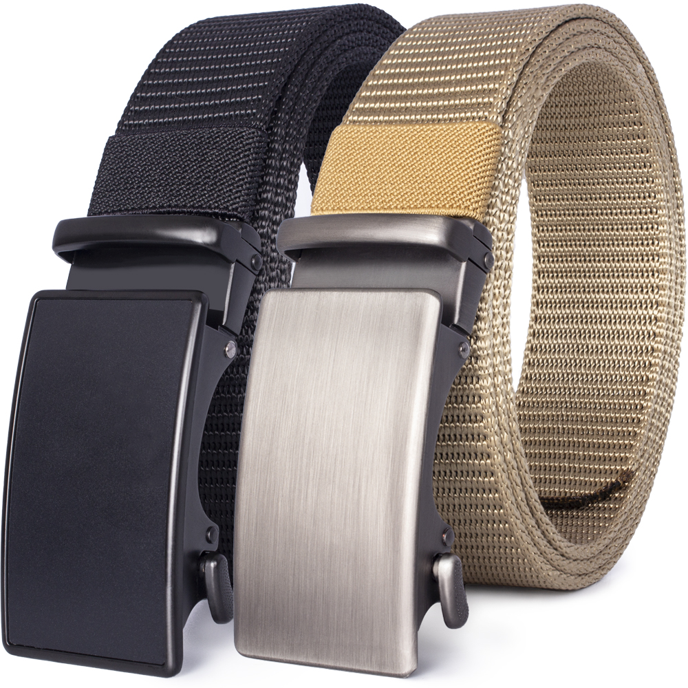 Männer Nylon Leinwand Gürtel Männliche Koreanische Version Alle-Spiel Casual Automatische Schnalle Golf Gürtel Berühmte Marke Gürtel Frauen gürtel für Männer – Detail 17