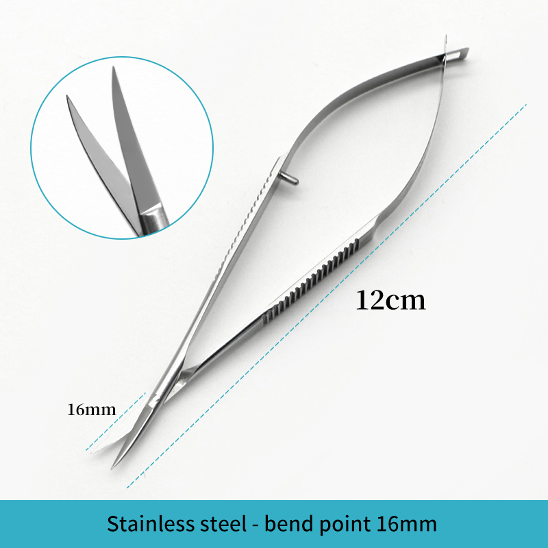 Best of Stainless Steel Micro Corneal Scissors Straight Curved Sharp Ophthalmic Instruments Cosmetic Surgery Titanium Alloy Scissors Reviews & Tips