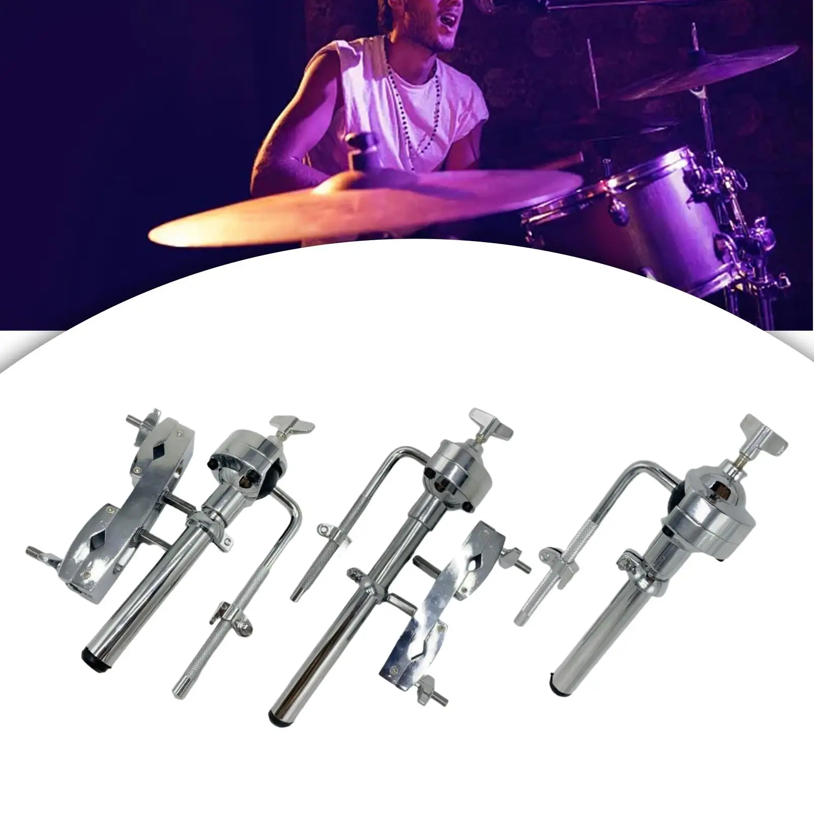 Tom Drum Stand Durable Metal for Drummer Musical Performance Drum Player Hardware Percussion Accessory Replacement