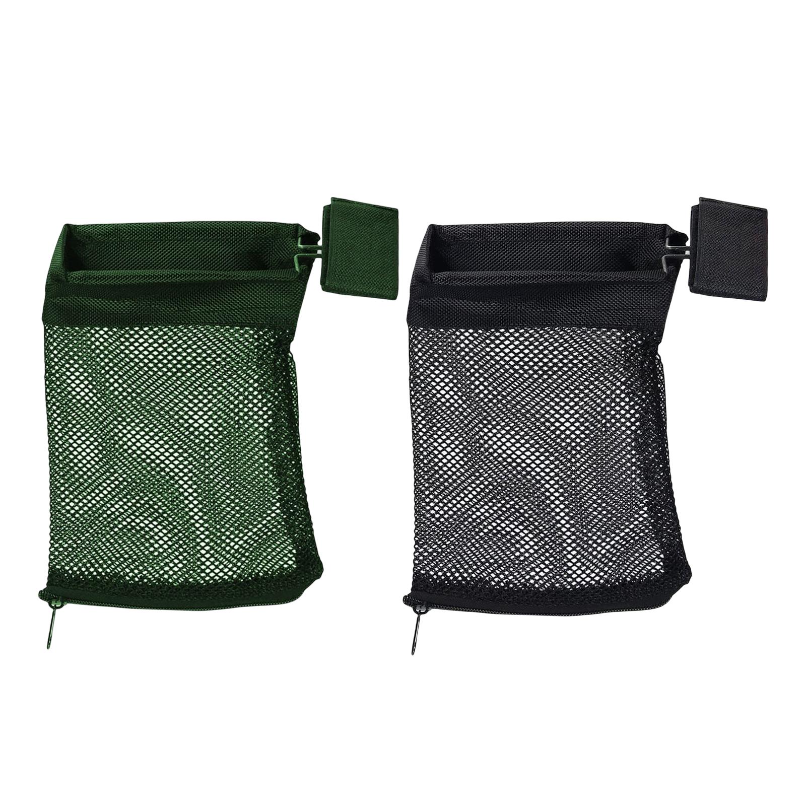 Mesh Recycling Bag Cosmetic Pouch Collector Container Holder Lightweight Travel Case Storage Bags for Camping Outdoor Indoor