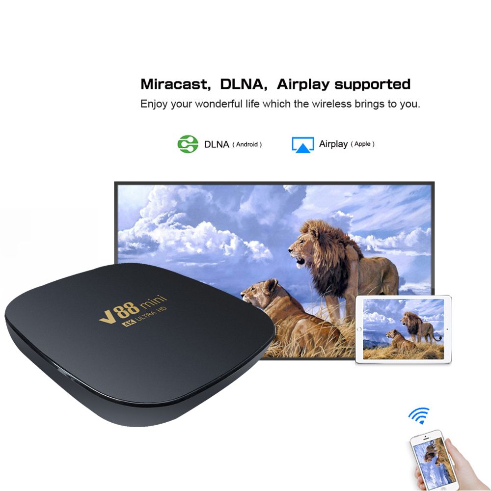 Title 6, V88Mini TV Box Android 11 2023 Allwinner H3 Qua...