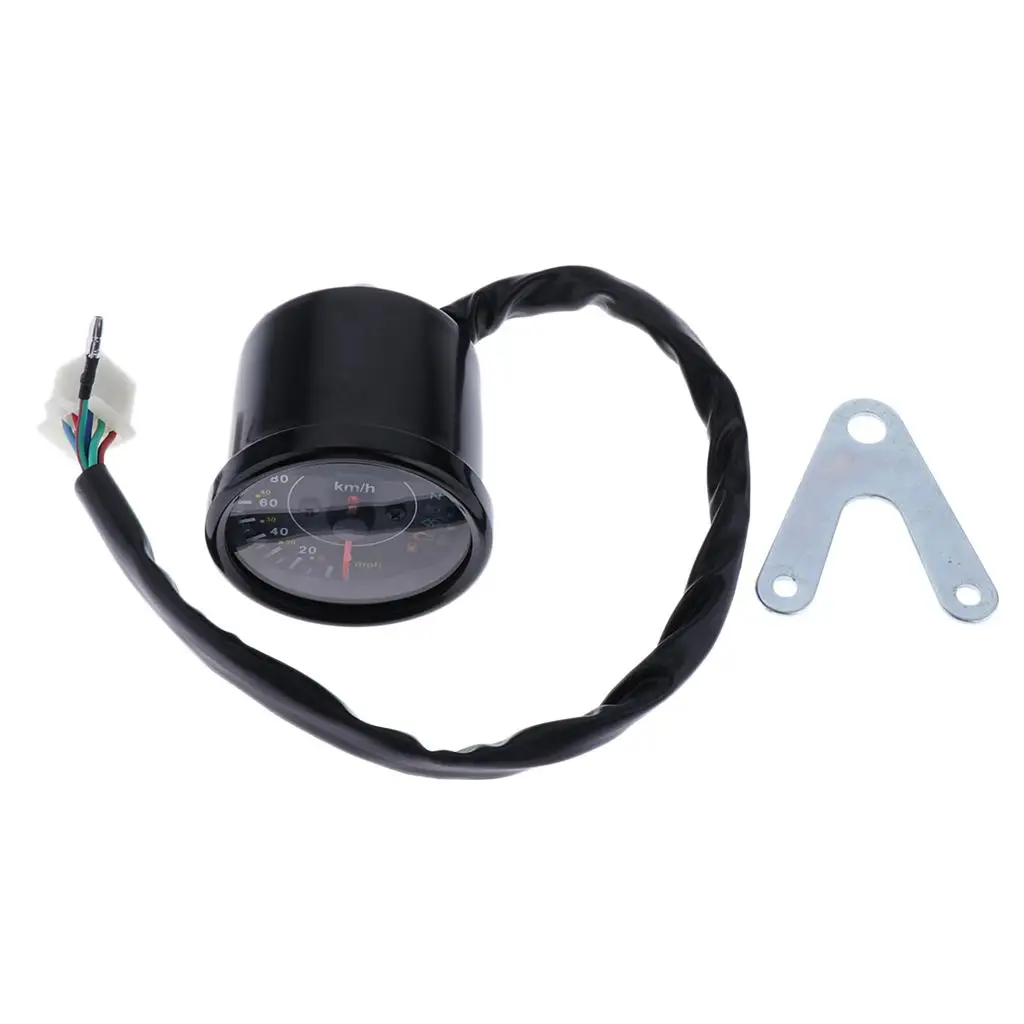LED Backlight Odometer Speedometer  Oil Fuel Lever Indicator for Motorcycle Custom Cruiser 