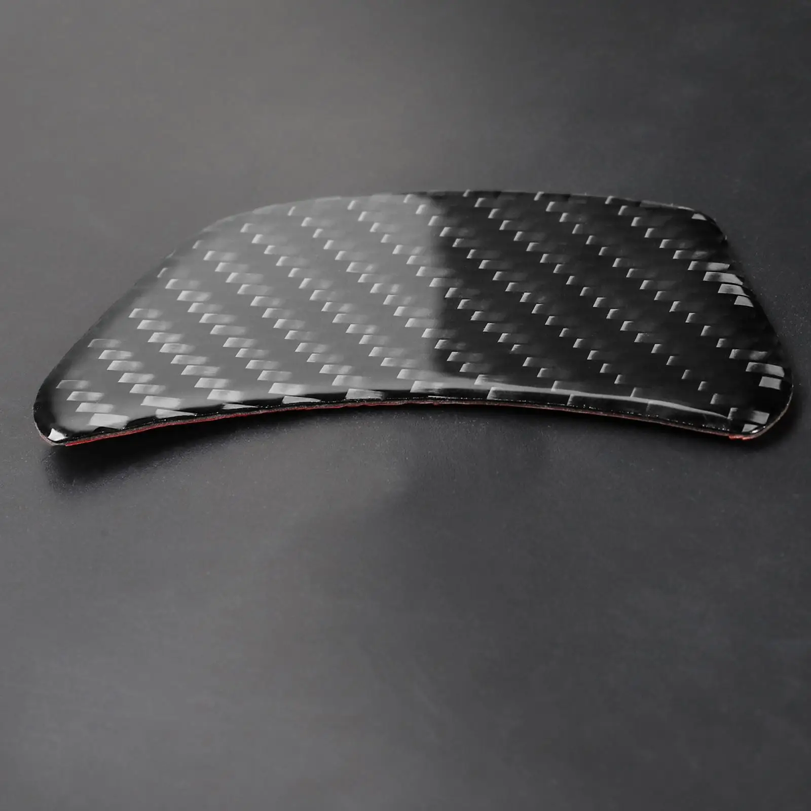 Automotive Steering Wheel Base Sticker Patch Panel Cover Trim Carbon Fiber for A90 High Quality Replace Parts