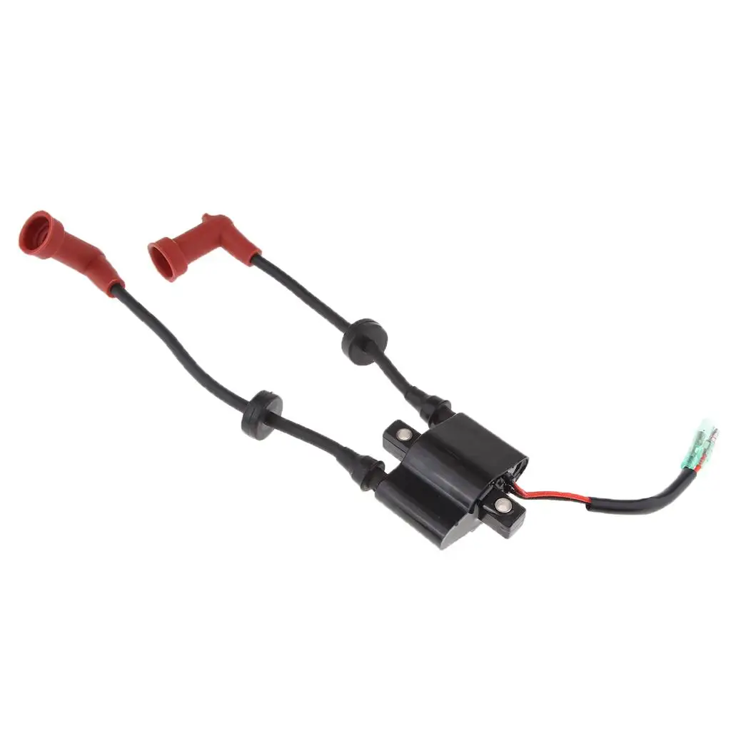 Marine Outboard Motor Ignition Alloy Coil Assy For Yamaha 9.9/13.5/15/20/25/40HP 2/4 Stroke Engine 21/24cm Boat Accessories