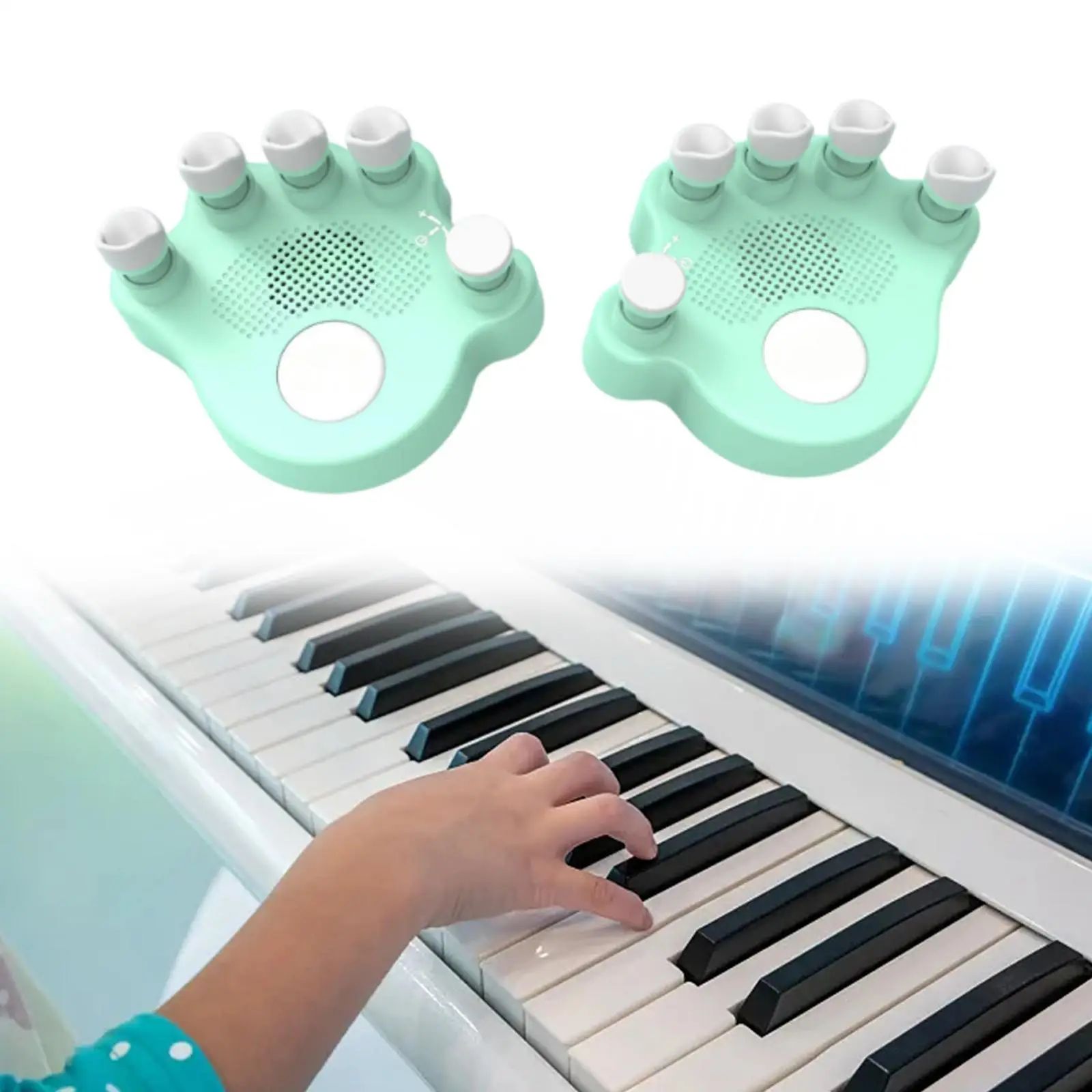 Piano Finger Trainers Built in Speaker Hand Grip Strength for Gift