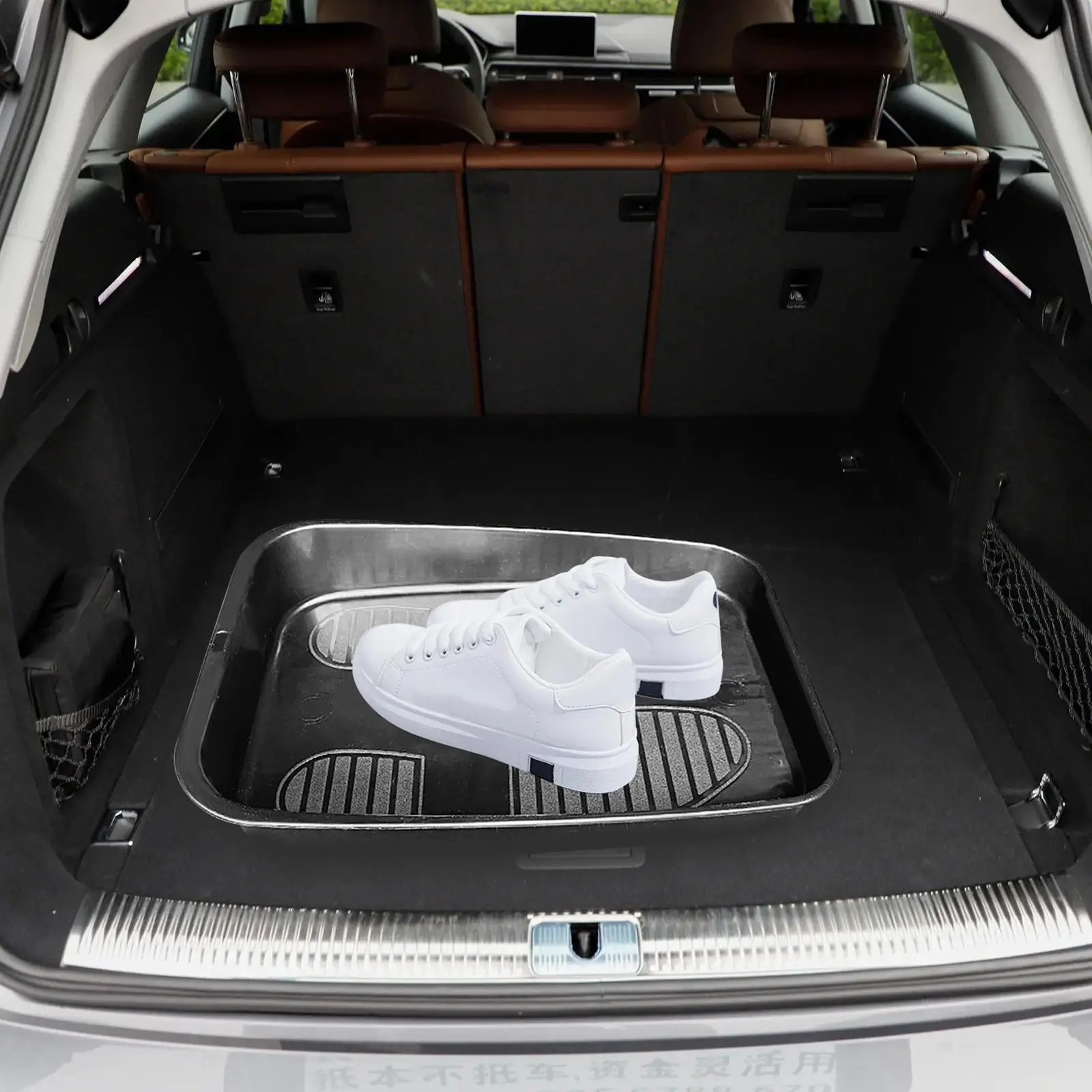 Car Shoes Storage Tray, Stowing Trunk Umbrella Easy to Easy Tidying Organizer