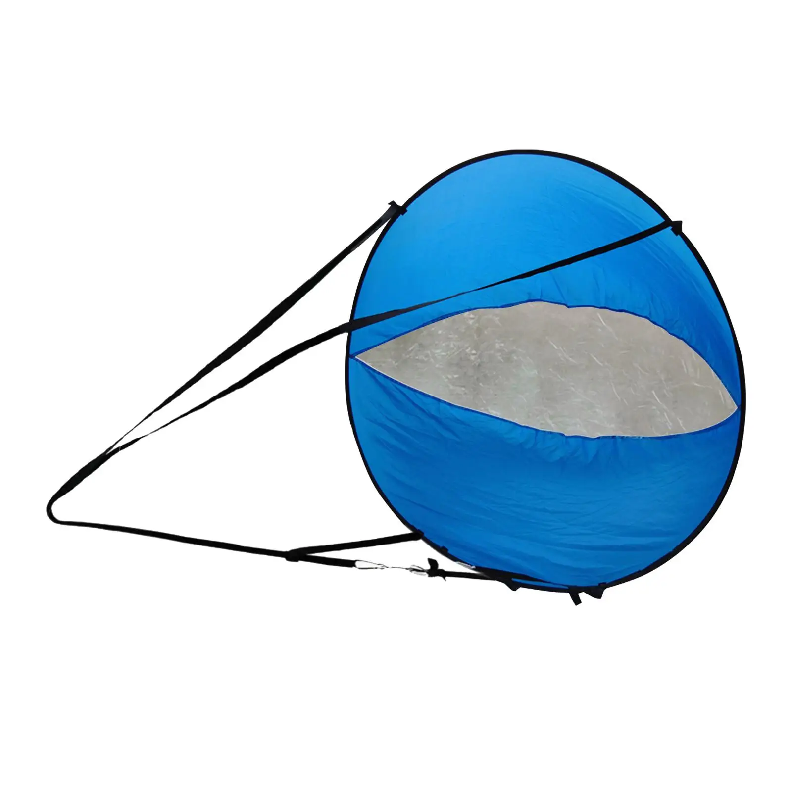 Downwind Wind Sail 108x108cm Kayak Wind Sail for Yachts Sailboat Kayaks