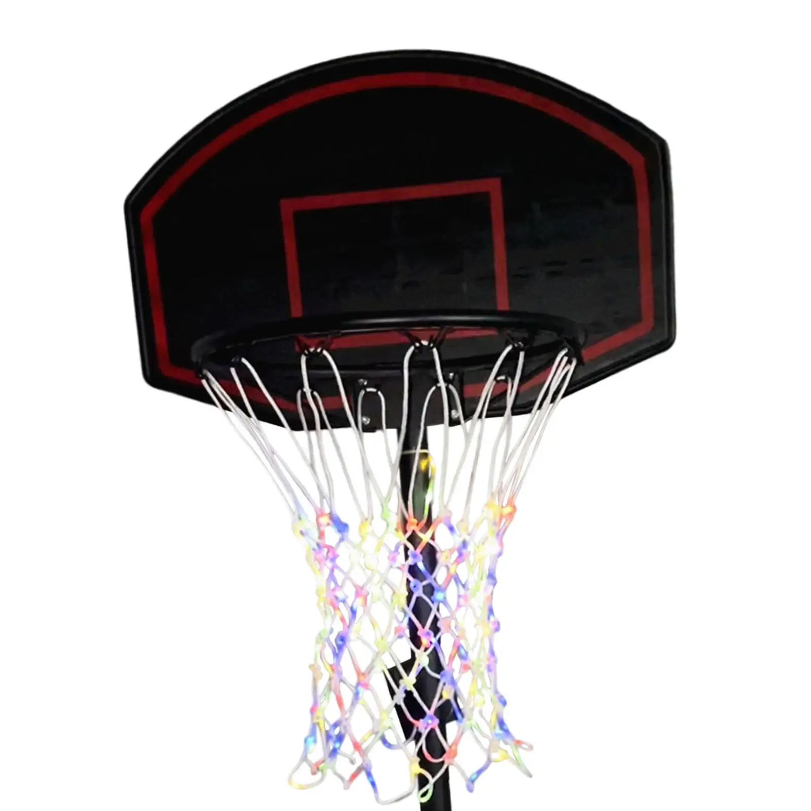 Outdoor Luminous Nightlight Basketball Net Basketball Rim LED Light for Backyard Outside Outdoor game Basketball Training