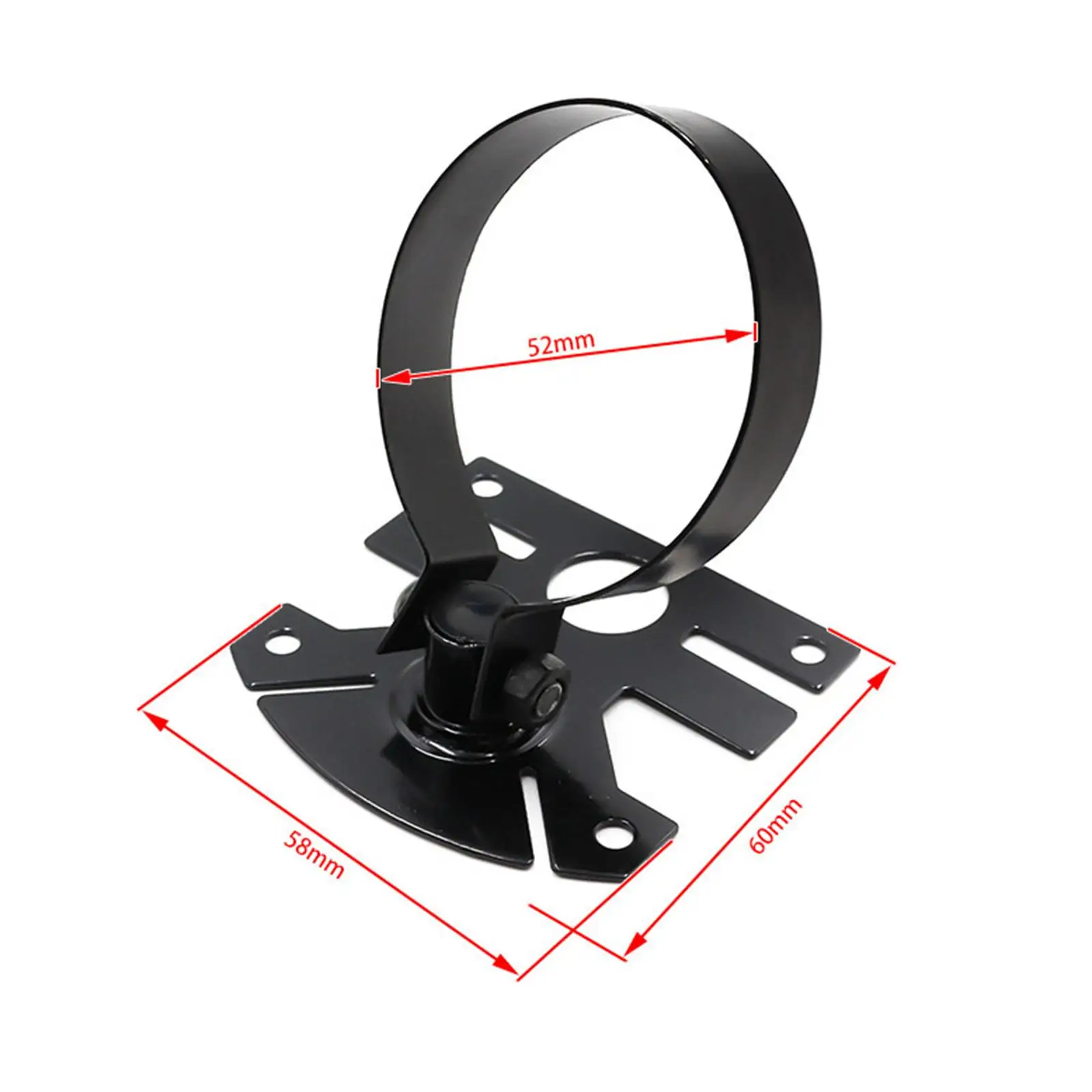 Car Gauge Meter Stand Meter Holder Universal 2inch/52mm Iron Meter Mount Stand for Automobile Accessory Replaces Durable