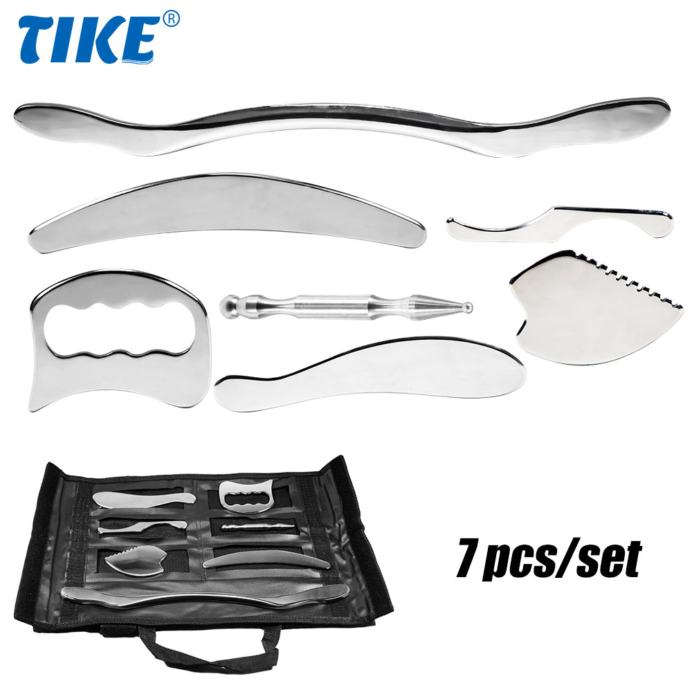 Best of 1 / 4 / 7 Pcs Great Stainless Steel Gua Sha Scraping Massage Tool Set For Back, Legs, Arms, Neck, Shoulder And Whole Body Acupoints Reviews & Tips