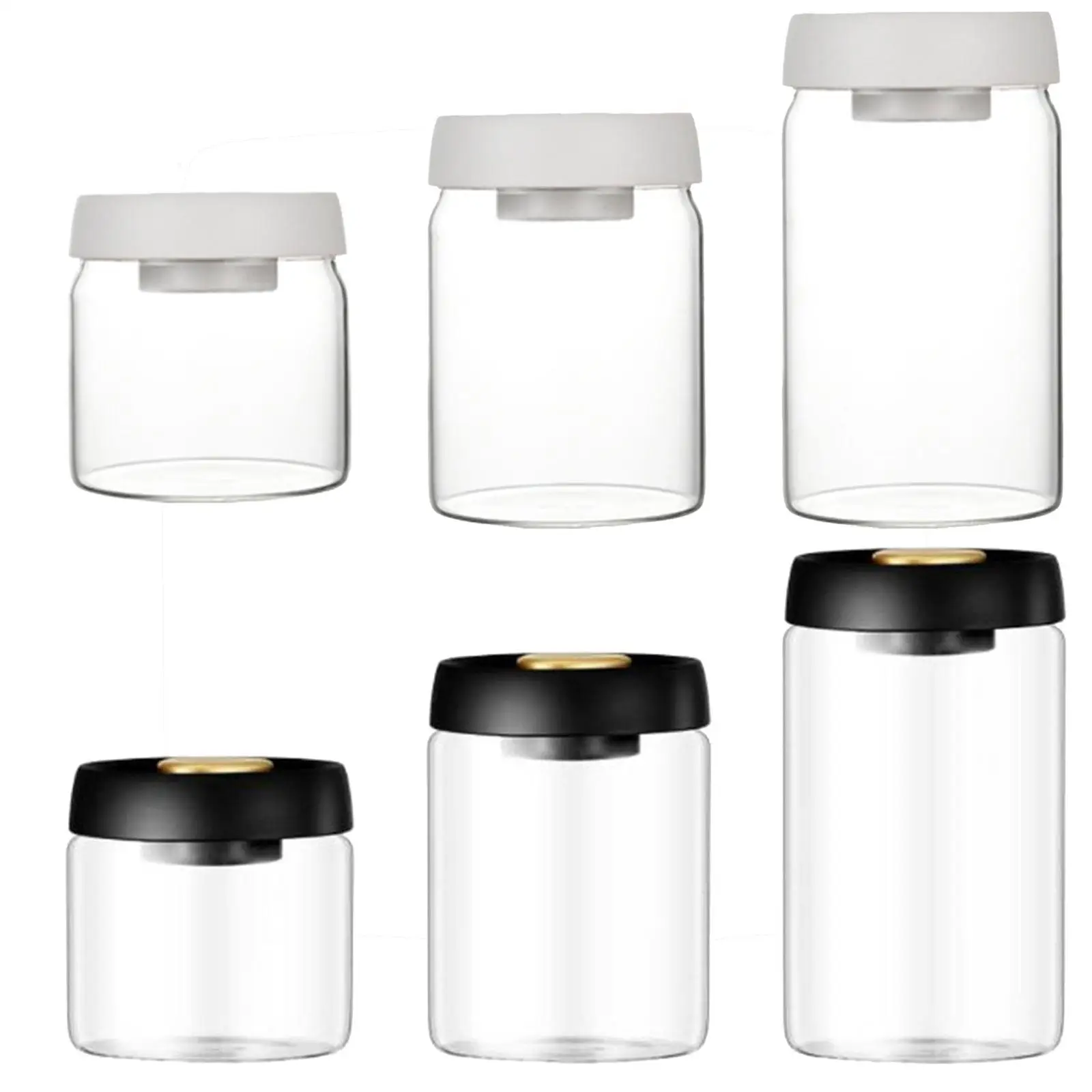 Vacuum Seal Airtight Food Storage Vacuum Sealed Jug Pantry Organization Canisters for Candy Coffee Bean Cereal Grains