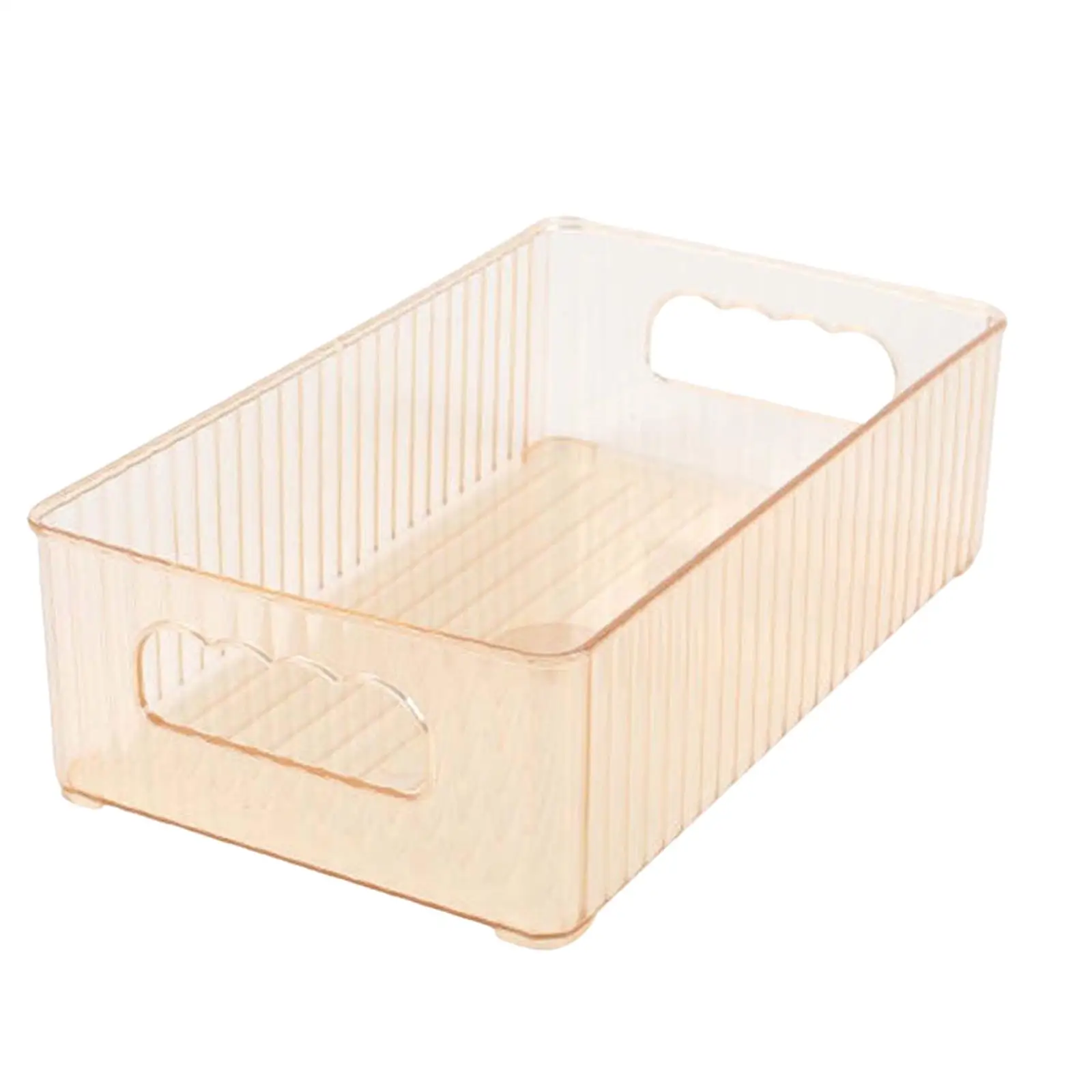 Storage Bin Decorative Stackable Closet Organizer with Handle Basket Container Pantry Shelf for Office Cabinet Kitchen Home