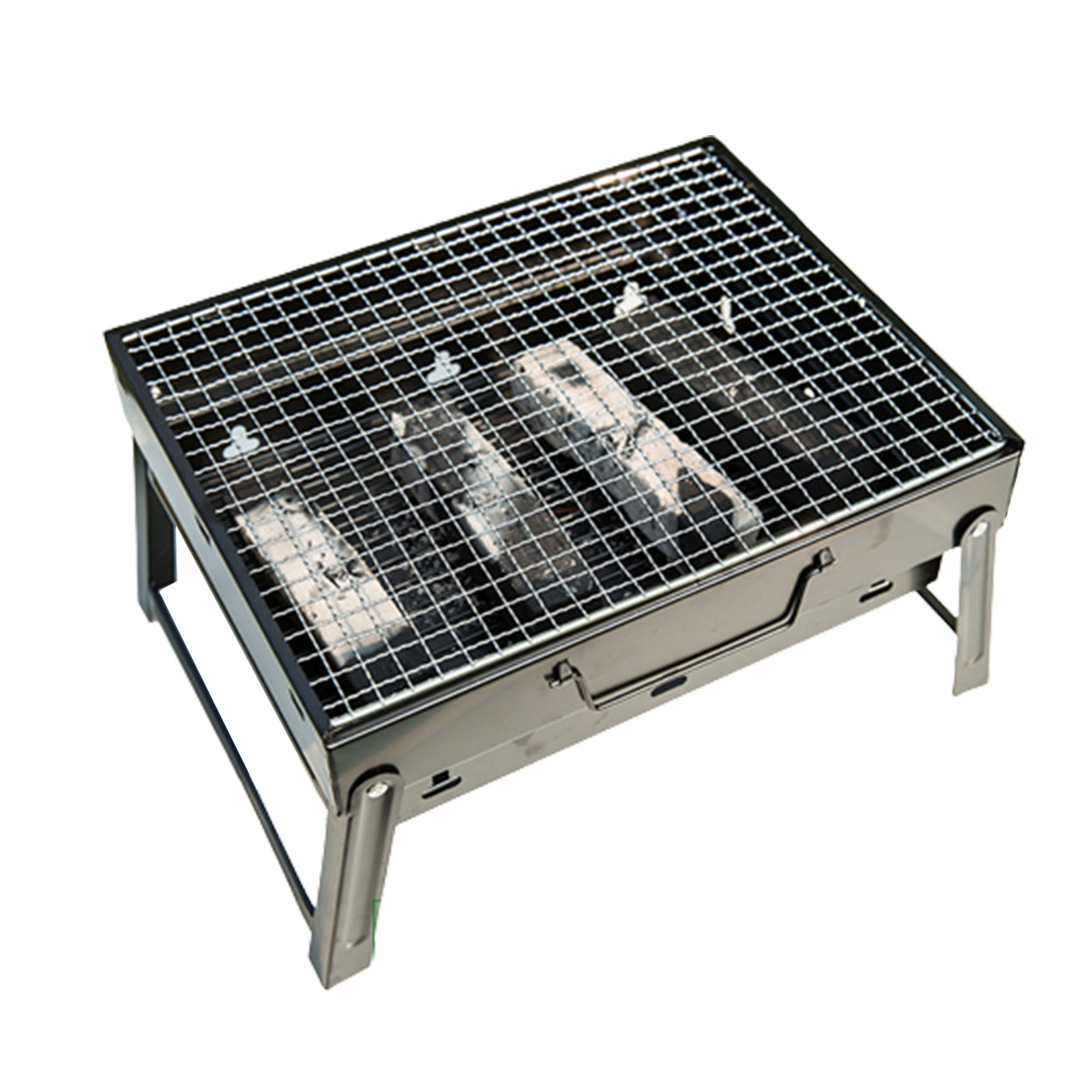 Title 9, Outdoor BBQ Charcoal Grill Easy Carrying Reinfo...