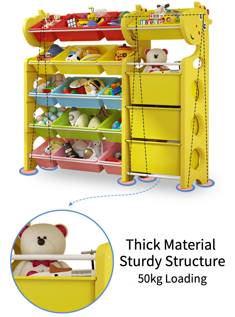 3/4 яруса для хранения домашних игрушек для детей, милый органайзер для  игрушек, Детские книжные шкафы и полки для игровой комнаты, спальни,  детского сада, дошкольного возраста | AliExpress