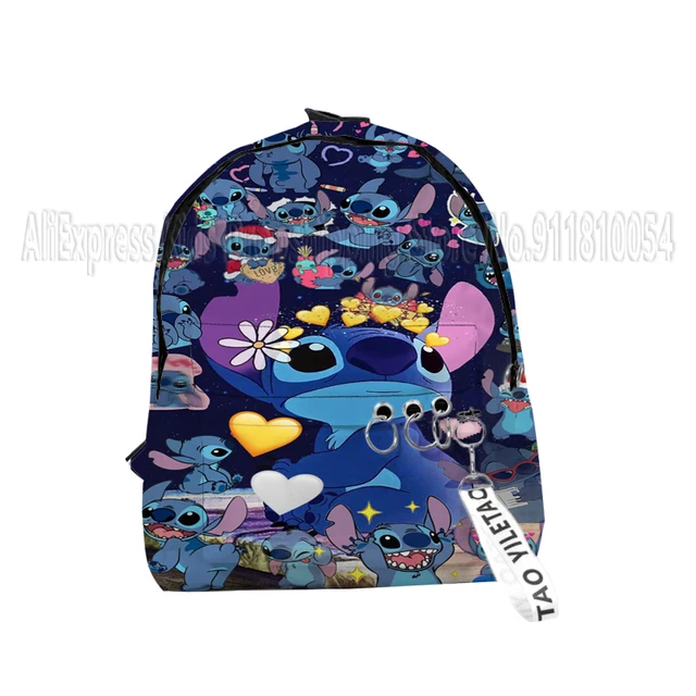 Cute Cartoon Stitch School Bags Backpack -  Israel