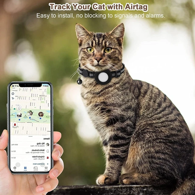 Support Apple AirTag pour collier chat/chien - Brille dans le