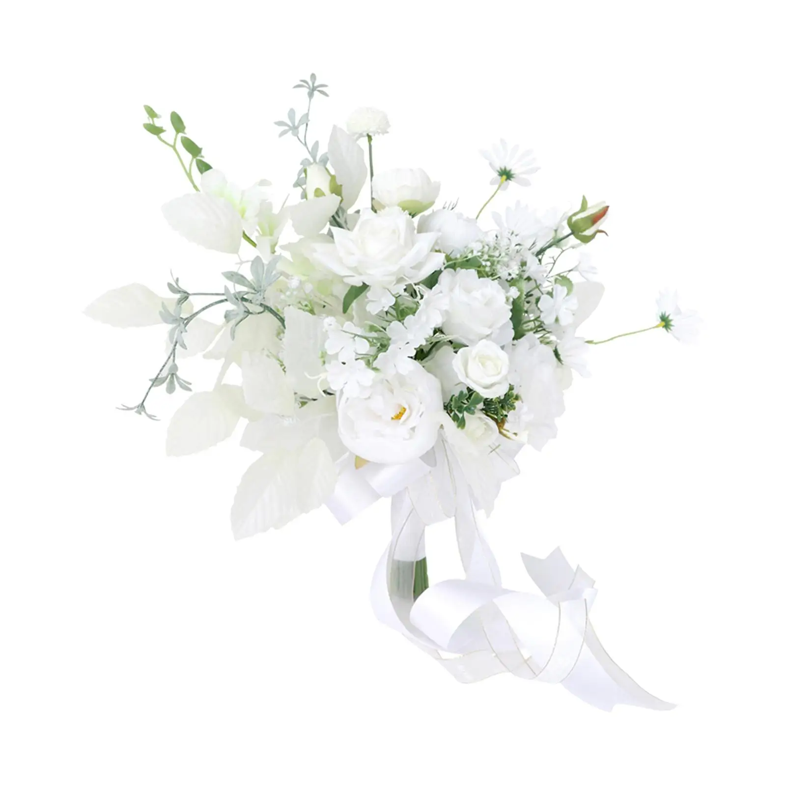 Wedding Bridal Bouquet Rose Flower Arrangements for Valentine`S Day Supplies Decorations