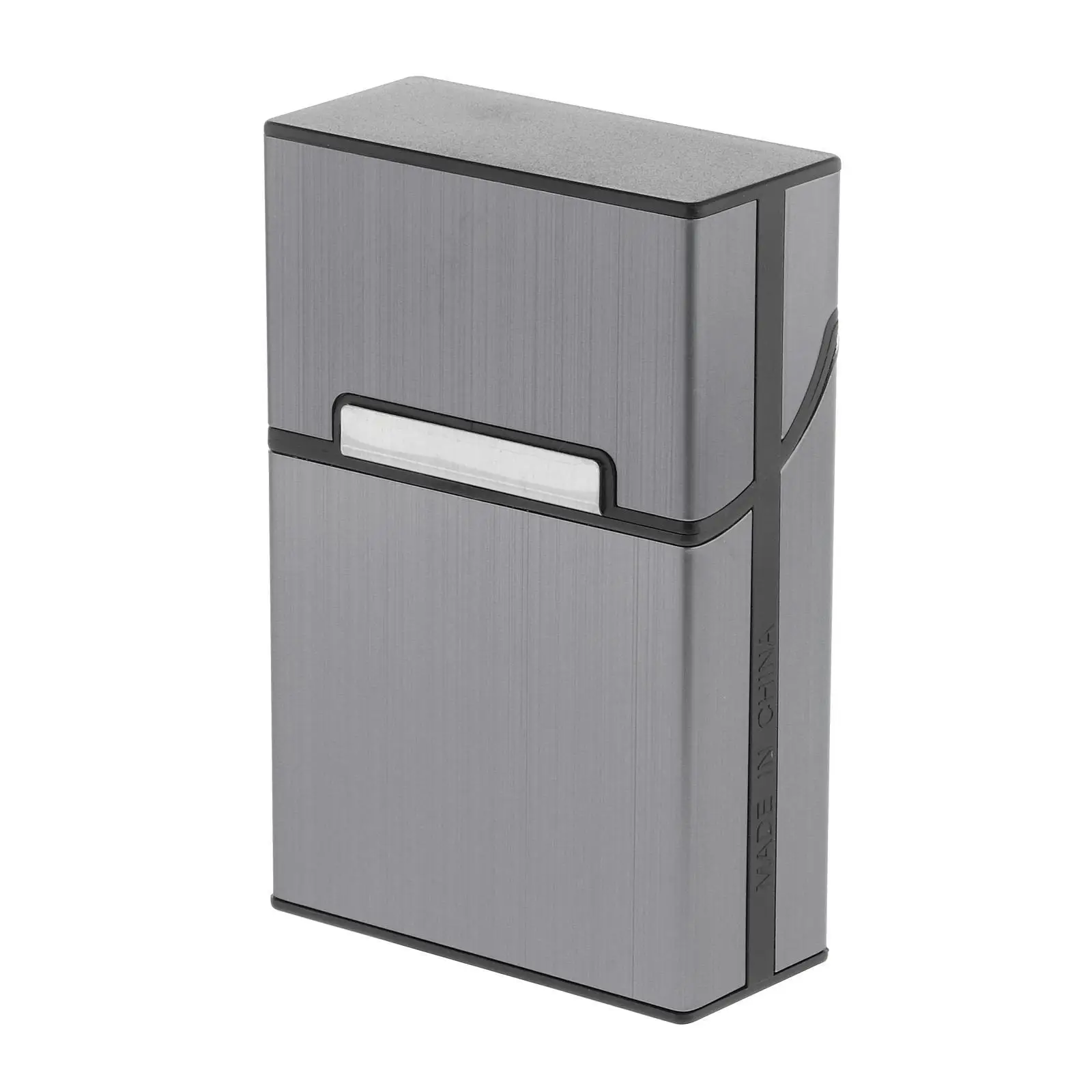 Aluminum Elegant Smoke 20 Cigarette Case Scratch Resistant Moisture Proof Pack Cover King Size Box Accessory for Men Gift